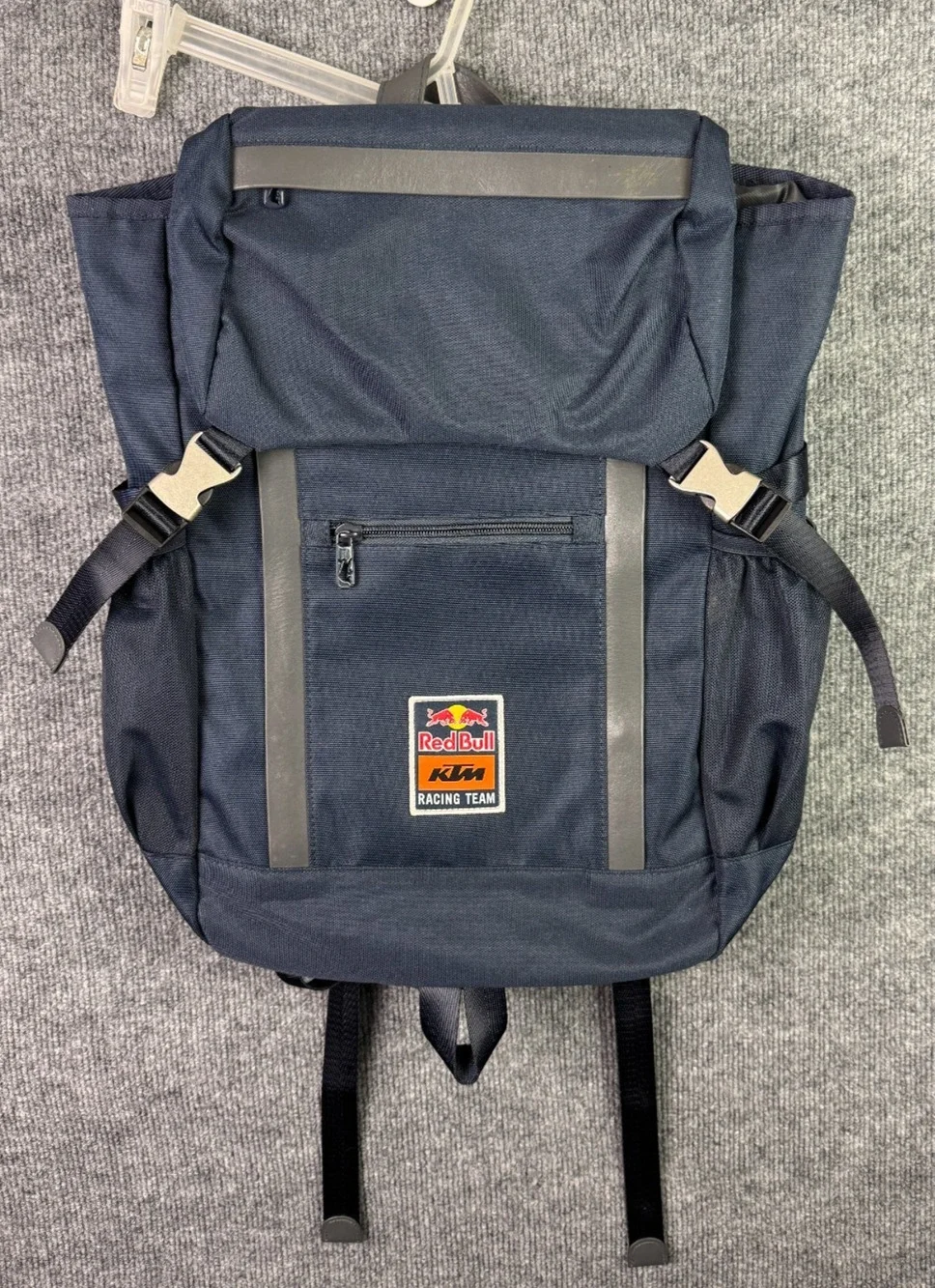 Red Bull KTM Racing Team Blue Backpack with Pockets Drawstring - RARE*